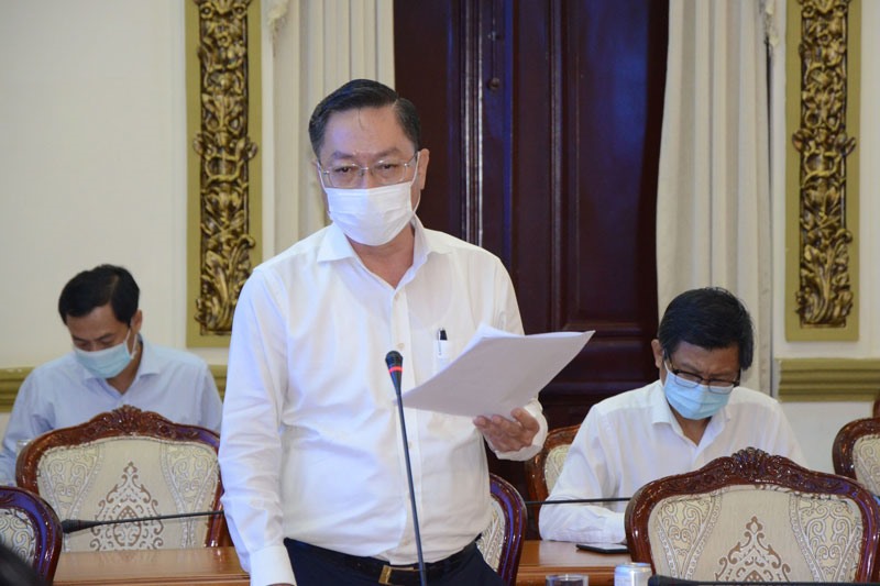 Ông Nguyễn Tấn Bỉnh - Giám đốc Sở Y tế TPHCM. Ảnh: Huyên Nguyễn