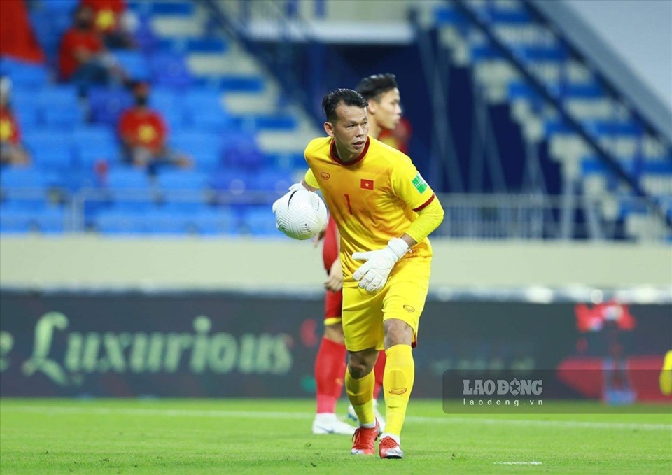 Bùi Tấn Trường đã khẳng định vị trí số 1 của đội tuyển Việt Nam. Ảnh: Trung Thu