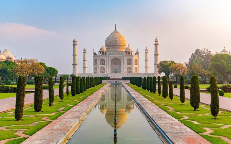 Đền Taj Mahal là một trong những địa điểm du lịch nổi tiếng nhất tại Ấn Độ. Ảnh: GETTY