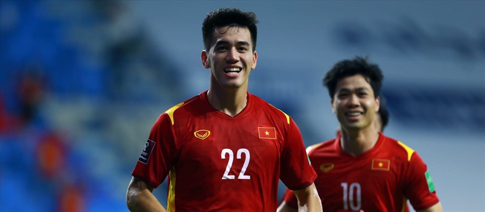 Tiến Linh là cầu thủ ghi nhiều bàn nhất cho đội tuyển Việt Nam ở vòng loại World Cup 2022. Ảnh: AFC.