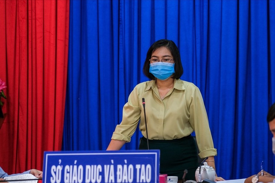 Bà Trần Hồng Thắm, Giám đốc Sở GD&ĐT Cần Thơ có đơn xin nghỉ việc. Ảnh: M.A.