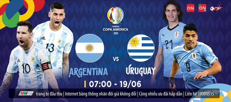 Lịch thi đấu Argentina- Uruguay