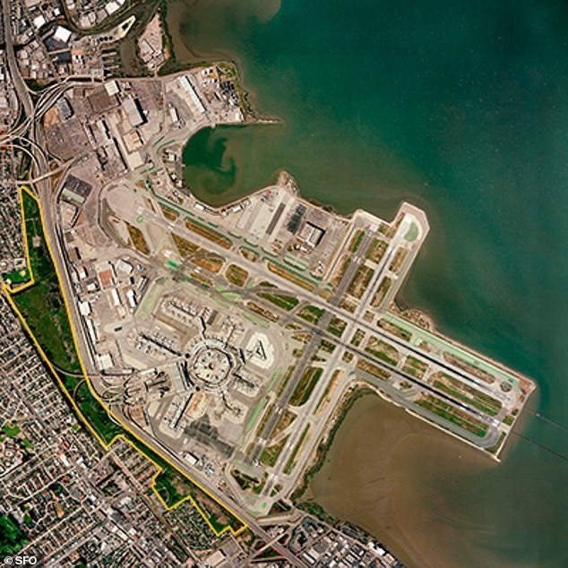 Trong ảnh là cảnh từ trên không của Sân bay Quốc tế San Francisco. Ảnh: SFO
