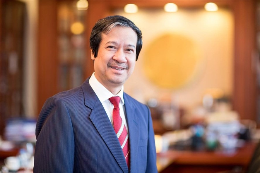 Bộ trưởng Bộ Giáo dục và Đào tạo Nguyễn Kim Sơn. Ảnh LDO