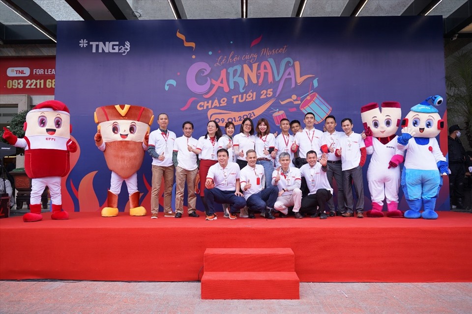 CBNV tập đoàn TNG Holdings Vietnam hào hứng tham gia với các hoạt động văn hóa nội bộ. Ảnh: TNG