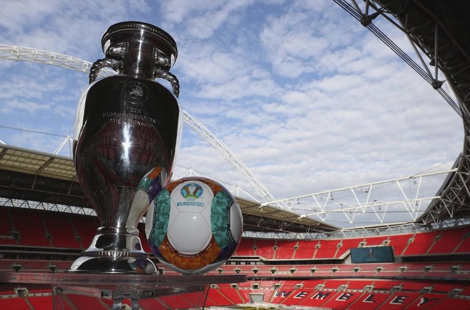 Sân Wembley là sân vận động tổ chức nhiều trận đấu nhất tại EURO 2020. Ảnh: Getty