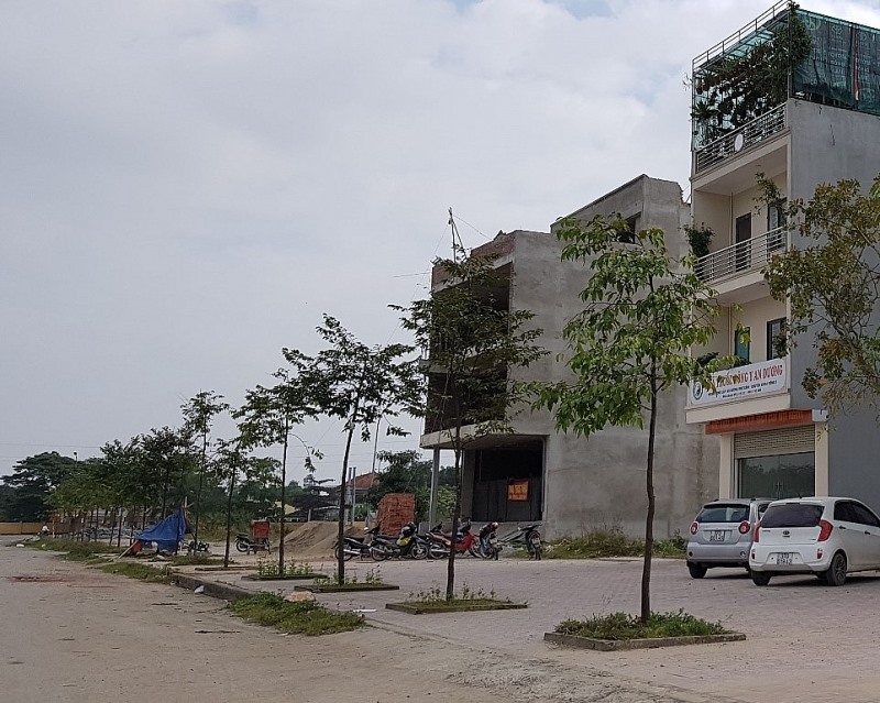 Khu phân lô của Công ty TNHH thương mại Minh Khang một trong những doanh nghiệp nợ thuế lớn tại Nghệ An.