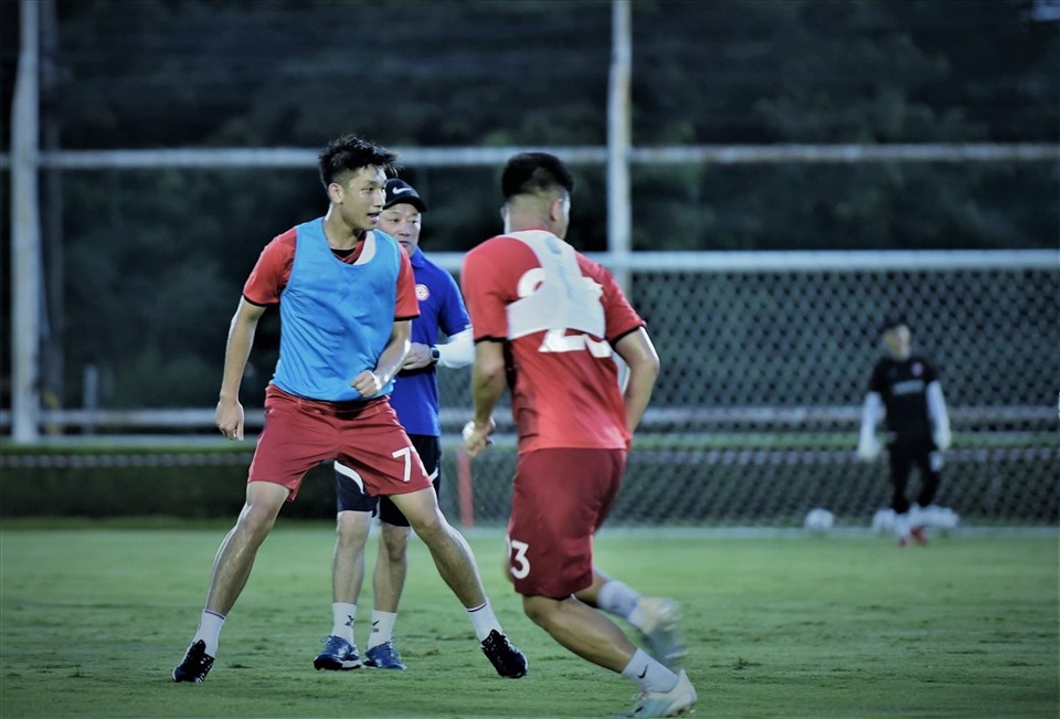 Câu lạc bộ Viettel sẵn sàng cho trận đấu ra quân gặp Ulsan Hyundai. Ảnh: Viettel FC