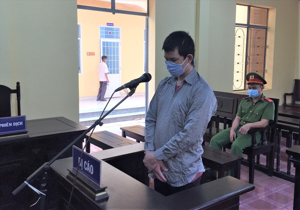 Bị cáo tại phiên tòa xét xử sơ thẩm ngày 29.6. Ảnh: Thái Bình