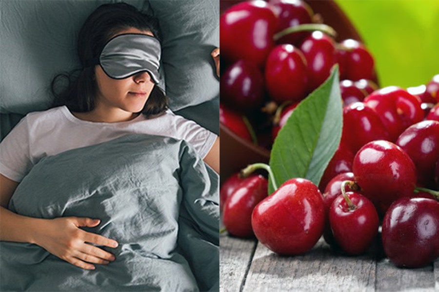 Ăn một vài quả cherry trước khi đi ngủ sẽ giúp ngủ nhanh và nngon hơn. Ảnh: