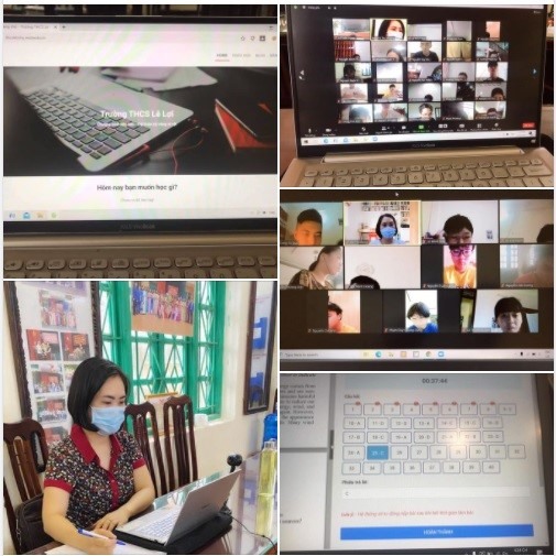 Một buổi dạy và học của cô Hương và học trò với mSchool trên nền tảng mobiEdu.