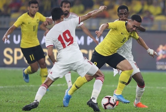 Trận đấu giữa UAE và Malaysia sẽ quyết định ngôi đầu bảng tạm thời của đội tuyển Việt Nam. Ảnh: AFC