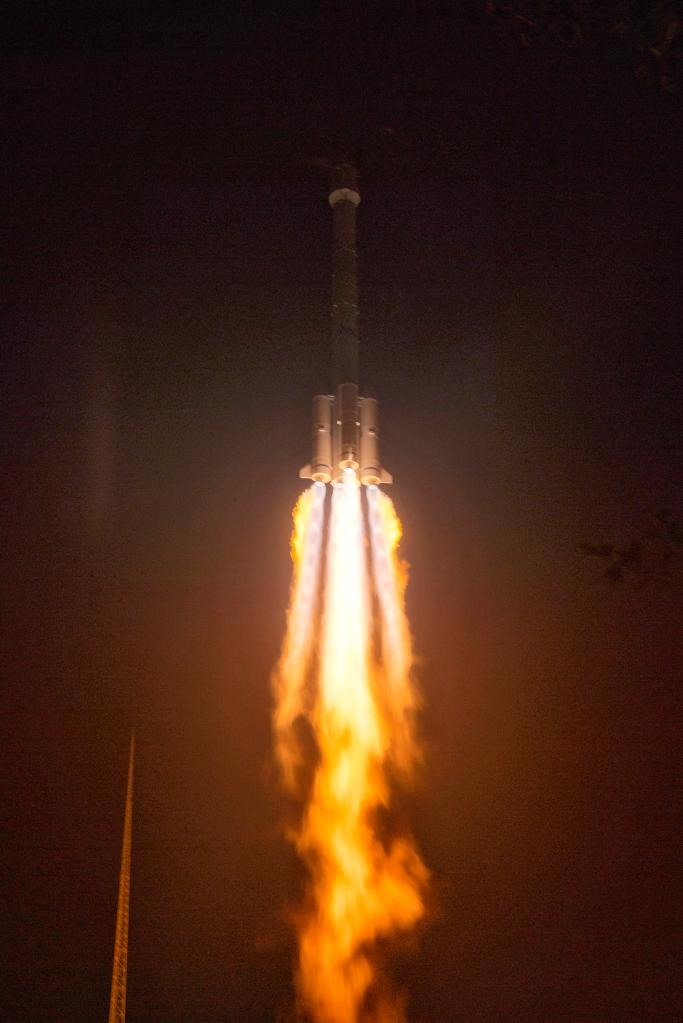 Vệ tinh Fengyun-4B của Trung Quốc được phóng lên quỹ đạo sáng 3.6. Ảnh: Tân Hoa Xã