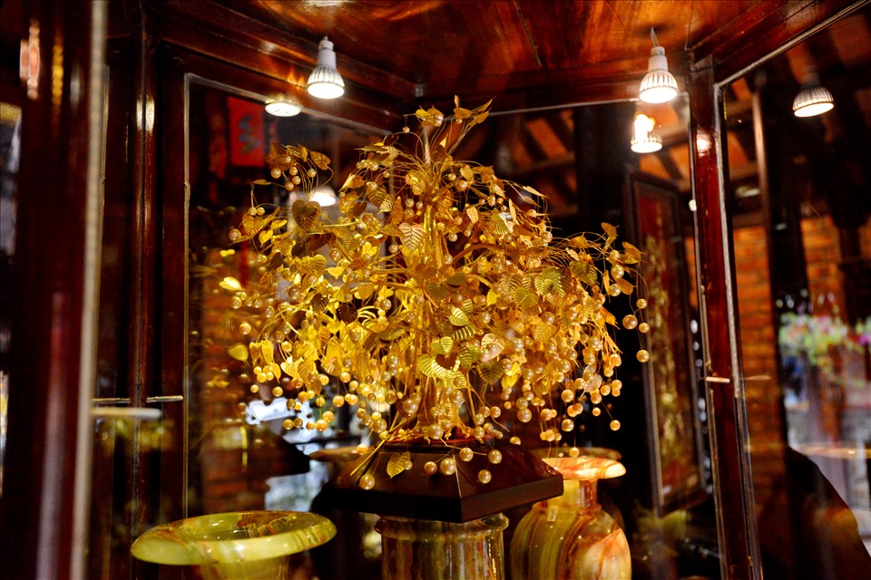 Sản phẩm cây vàng lá ngọc của nghệ nhân Duy Mong.