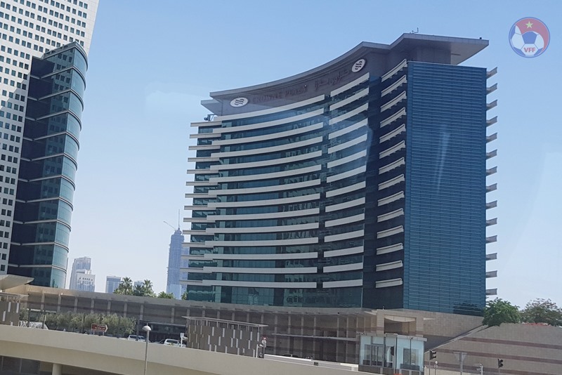 Khách sạn Crowne Plaza Dubai Festival City. Ảnh: VFF
