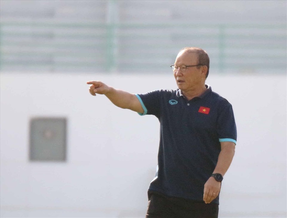 Huấn luyện viên Park Hang-seo sẽ phân tích kỹ đối thủ của đội tuyển Việt Nam. Ảnh: VFF