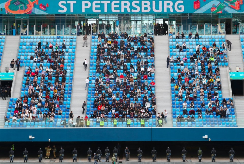 Saint Petersburg, sân đấu ở Nga sẽ tổ chức 7 trận đấu tại EURO 2020. Ảnh: Moscow Times