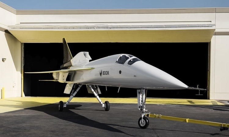 Máy bay siêu thanh chở khách của công ty Mỹ Boom Supersonic dự kiến có tốc độ hơn 2.700 km/h. Ảnh: Boom Supersonic
