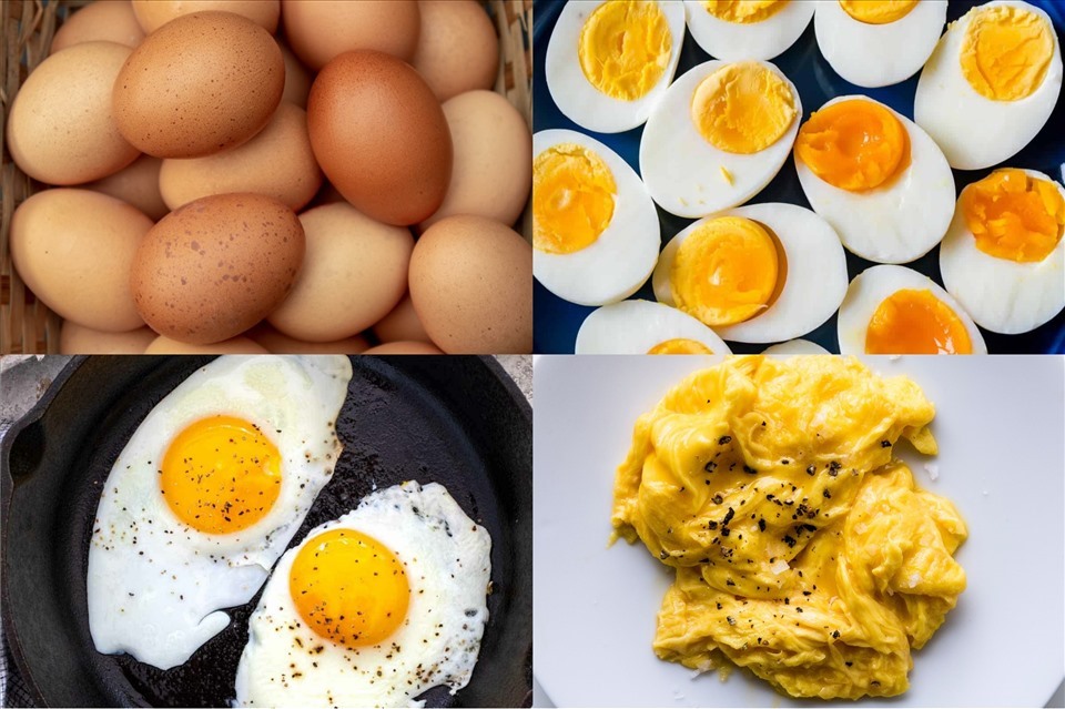 Trứng chứa nhiều cholesterol nhưng lại có cực thấp lượng chất béo bão hoà. Đồ hoạ: Ngọc Trâm.