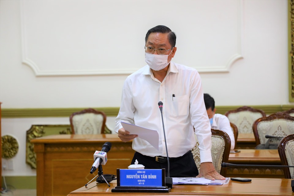 Ông Nguyễn Tấn Bỉnh - Giám đốc Sở Y tế. Ảnh: TTBC