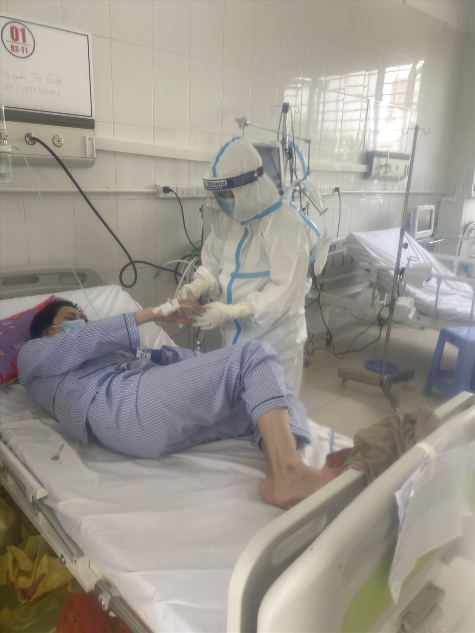Bệnh nhân ở Bắc Giang diễn biến nặng nhanh, đó là một thách thức với các y bác sĩ trong giai đoạn này.