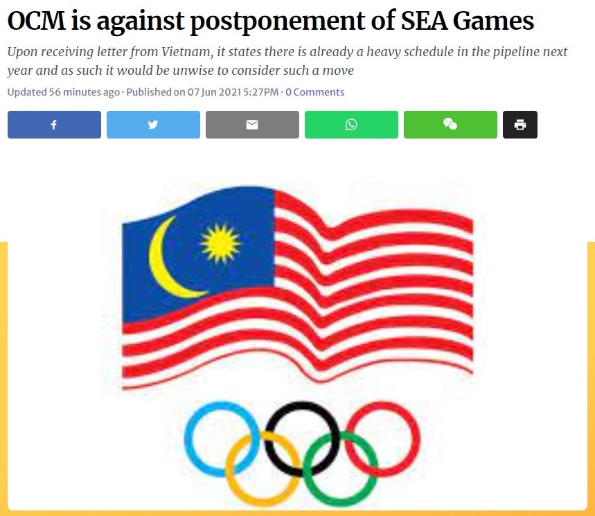 cờ malaysia seagame 31