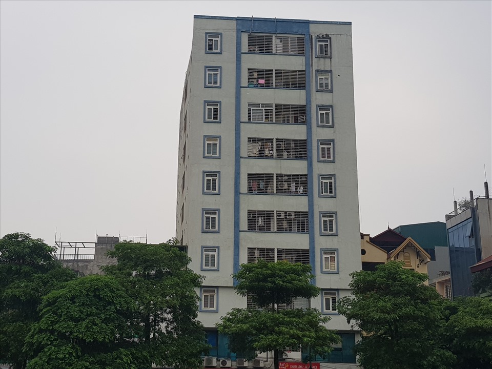 Một chung cư mini trên phường Khương Đình, quận Thanh Xuân. Ảnh Cao Nguyên.