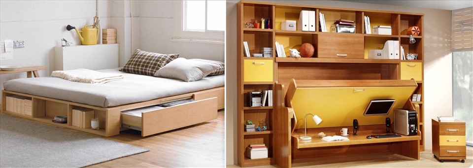 Các mẫu giường nội thất thông minh đa dạng phong cách hiện đại và tiện ích cao cấp
