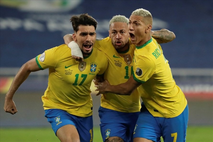 Neymar và các đồng đội đang hướng đến một danh hiệu tiếp theo của Brazil. Ảnh: Copa