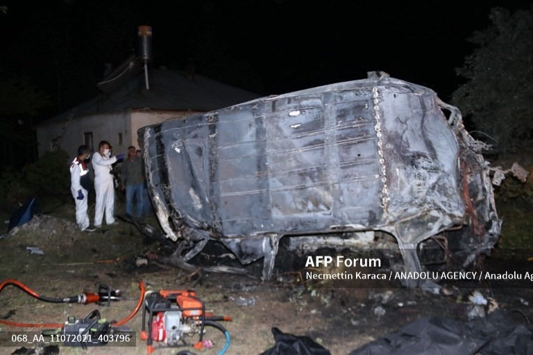 Danh tính của những người thiệt mạng vẫn chưa được làm rõ. Ảnh: AFP