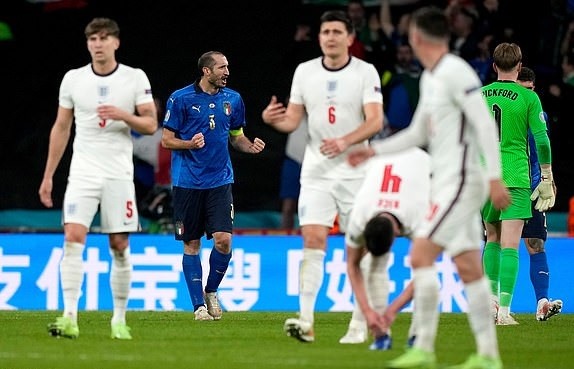 Bonucci và Chiellini quá hay. Ảnh: EURO 2020.