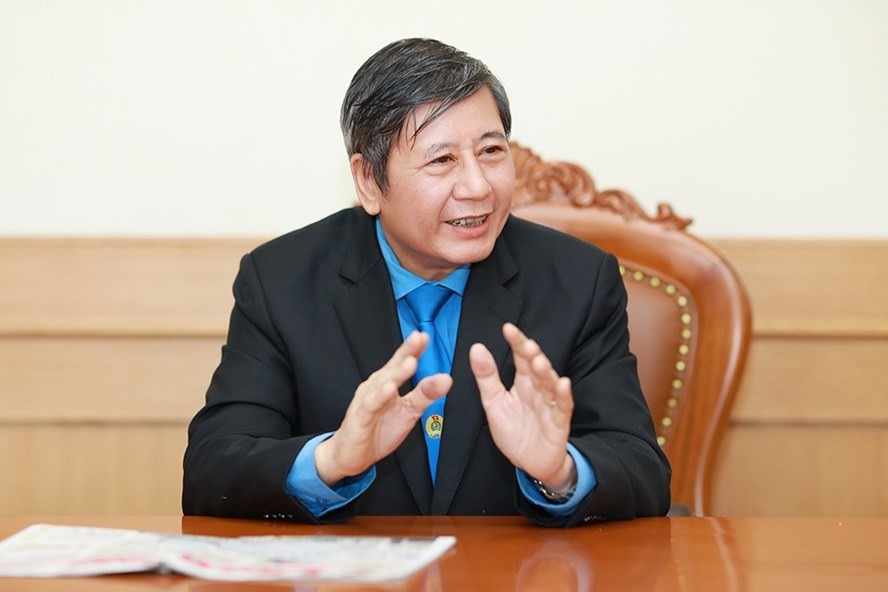 Phó Chủ tịch Thường trực Tổng Liên đoàn Lao động Việt Nam Trần Thanh Hải. Ảnh: Hải Nguyễn