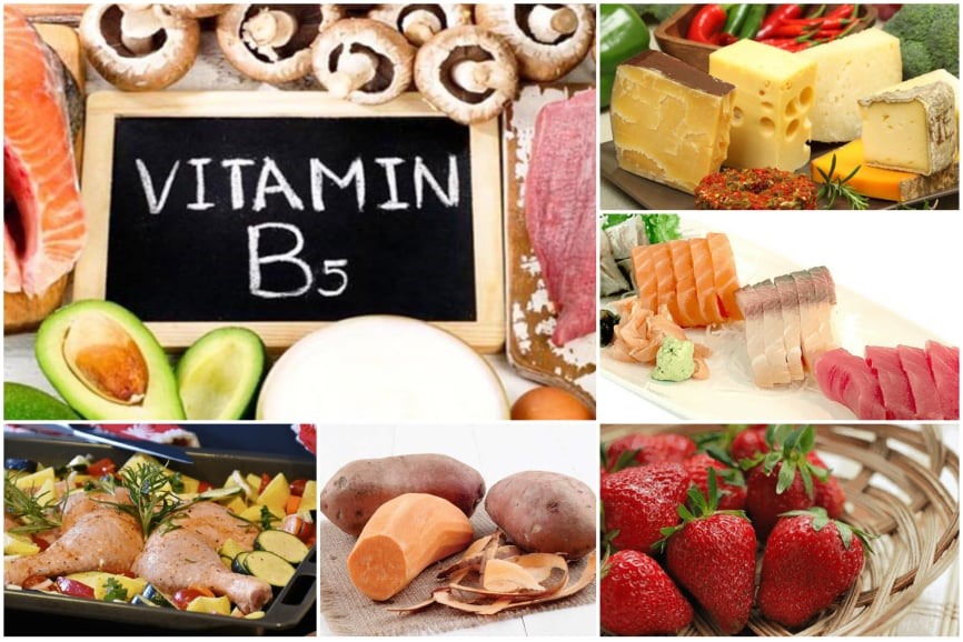thực phẩm giàu vitamin B5 tốt cho sức khỏe