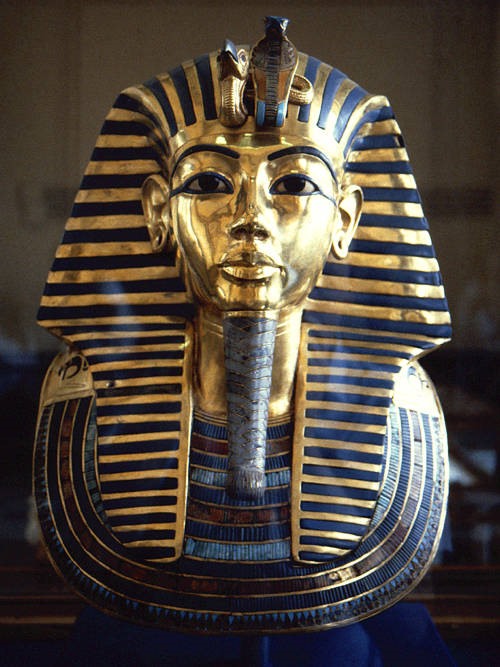 Mặt nạ bằng vàng của Pharaoh Tutankhamun tại Bảo tàng Ai Cập ở thủ đô Cairo. Ảnh: Wiki