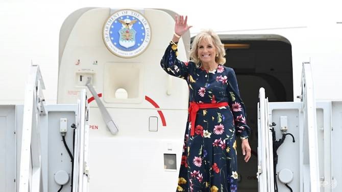 Đệ nhất phu nhân Jill Biden sẽ dẫn đầu phái đoàn của Mỹ dự lễ khai mạc Olympic Tokyo 2020 vào ngày 23.7 tới. Ảnh: AFP.