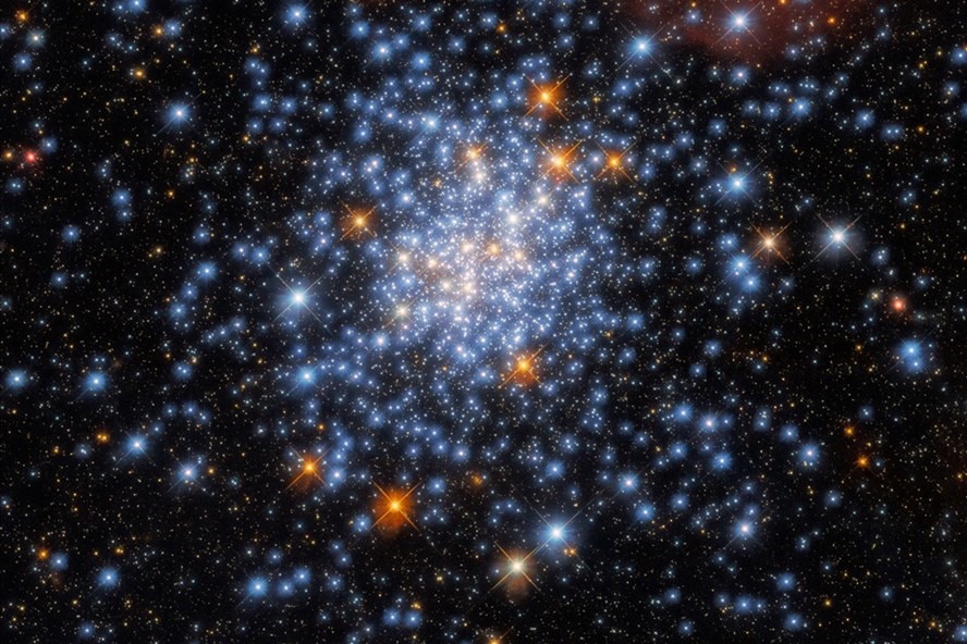Kính thiên văn Hubble của NASA chụp được cụm sao mở NGC 330. Ảnh: NASA