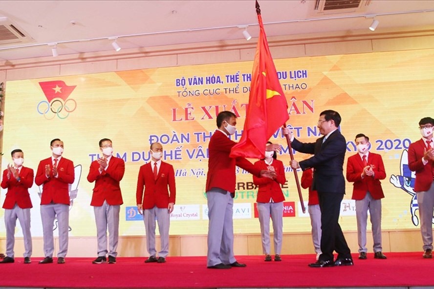 Đoàn Thể thao Việt Nam phấn đấu có huy chương tại Olympic Tokyo 2020. Ảnh: Bùi Lượng.