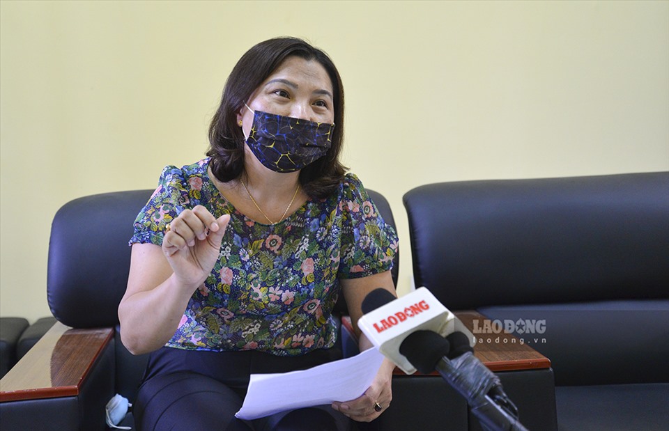Bà Phạm Thị Tuyên – Phó Chủ tịch UBND huyện Tuần Giáo trao đổi với phóng viên.