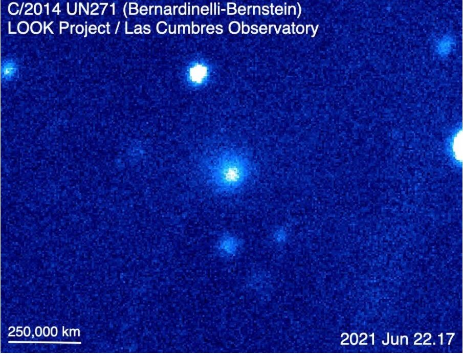 Sao chổi C/2014 UN271 (Bernardinelli-Bernstein). Ảnh:LOOK/LCO