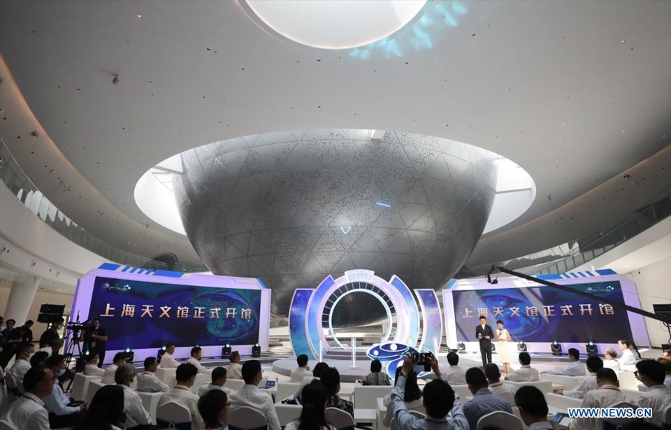 Khánh thành cung thiên văn lớn nhất thế giới ở Thượng Hải ngày 17.7.2021. Ảnh: Xinhua