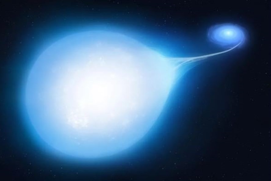 Ngôi sao hình giọt nước mắt kỳ lạ phát hiện trong vũ trụ. Ảnh: University of Warwick