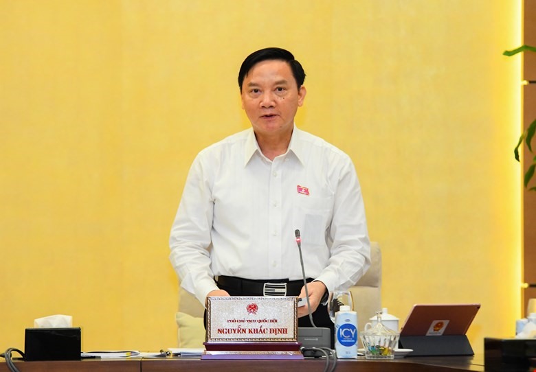 Uỷ viên Trung ương Đảng, Phó Chủ tịch Quốc hội Nguyễn Khắc Định. Ảnh QH