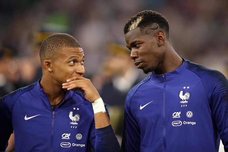 Mbappe và Pogba sẽ là những ngôi sao Pháp chói sáng ở PSG? Ảnh: AFP.