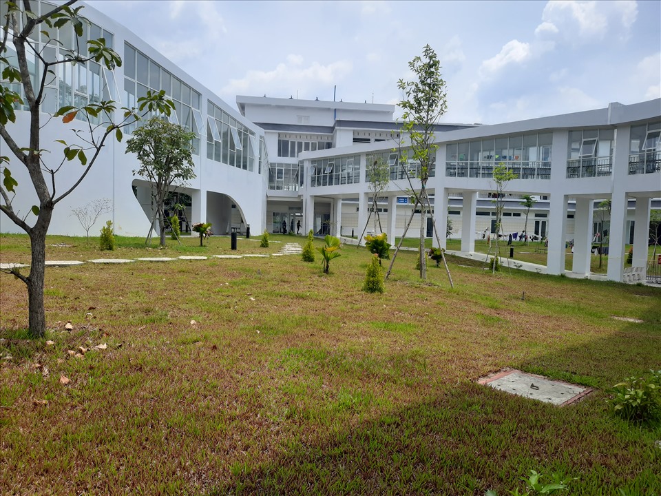 Trung tâm y tế Bàu Bàng. Ảnh: Đình Trọng