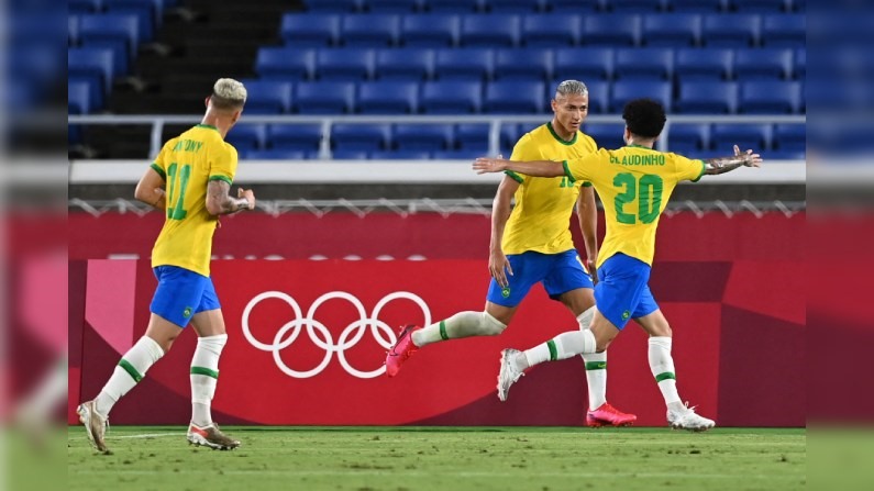 Hàng tấn công U23 Brazil được đánh giá rất cao với sự góp mặt của tiền đạo Richarlison. Ảnh: AFP.