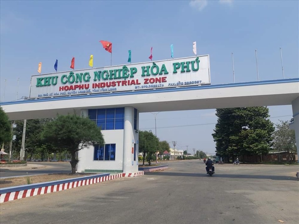 Khu công nghiệp Hoà Phú, nơi đang xuất hiện nhiều ca nhiễm COVID-19. Ảnh: P.V.
