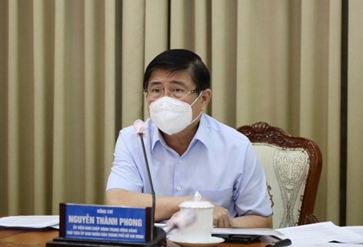 Chủ tịch UBND TPHCM Nguyễn Thành Phong.  Ảnh: TTBC