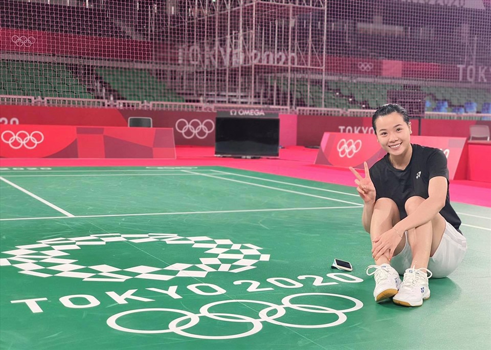 Olympic Tokyo 2020 là kỳ Thế vận hội đầu tiên của Nguyễn Thuỳ Linh. Ảnh: FBNV
