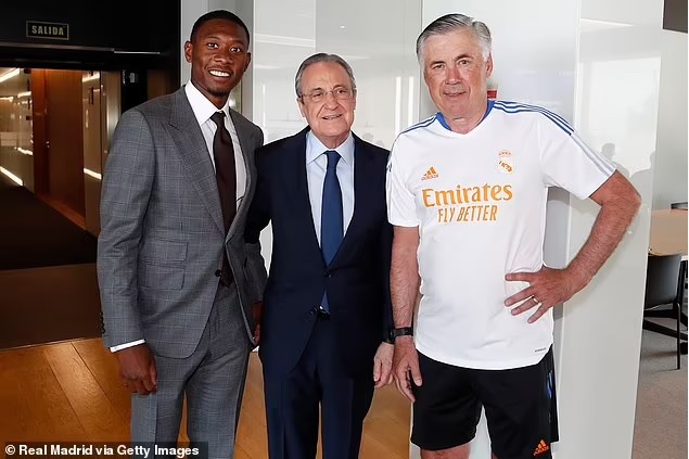 Alaba đã đến và khiến Ancelotti tạm yên tâm. Ảnh: Real Madrid.
