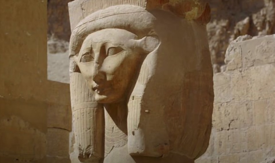 Nữ thần Hathor. Ảnh chụp màn hình